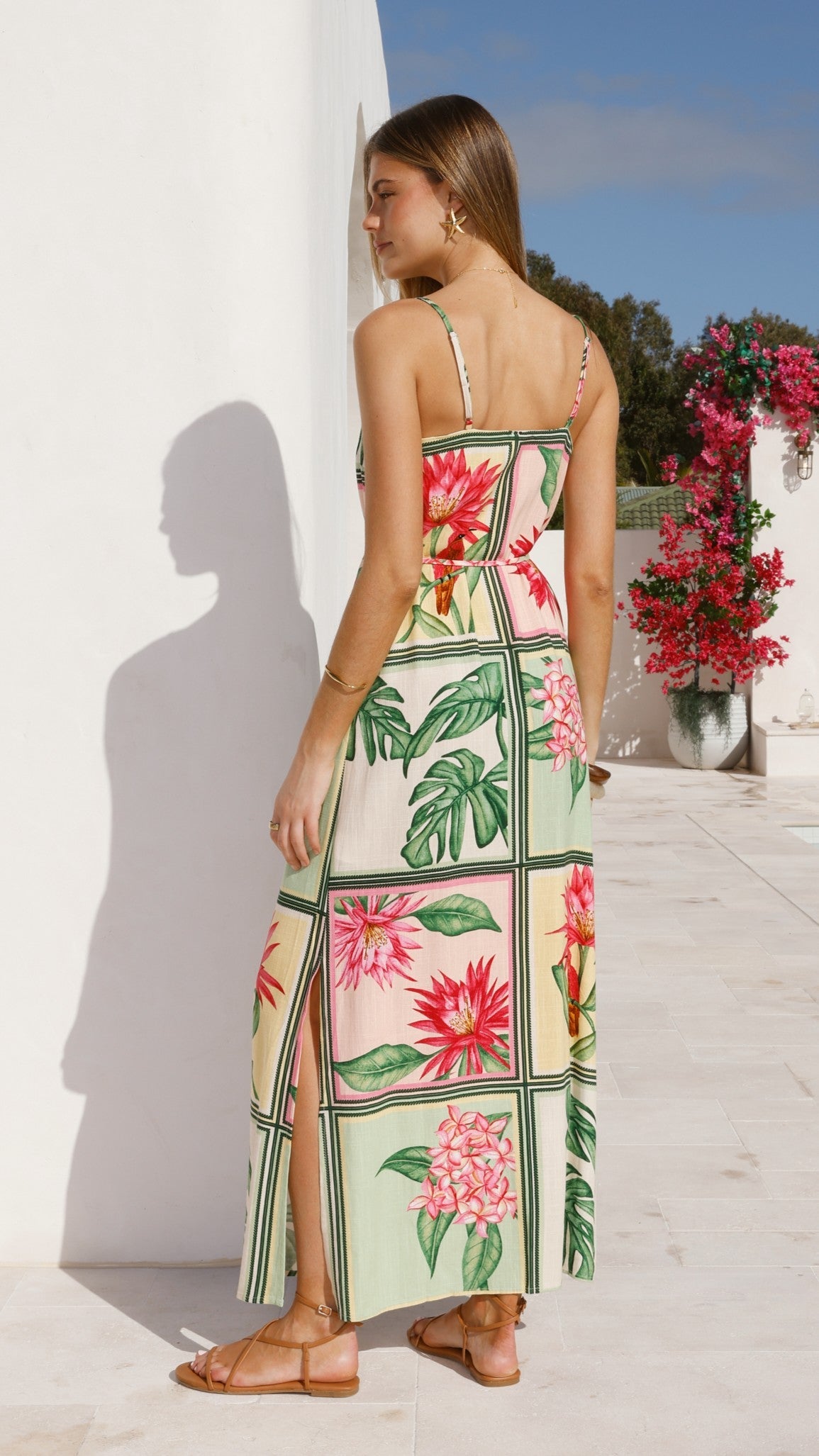 Elora Maxi Dress - Tropical Bloom - Billy J