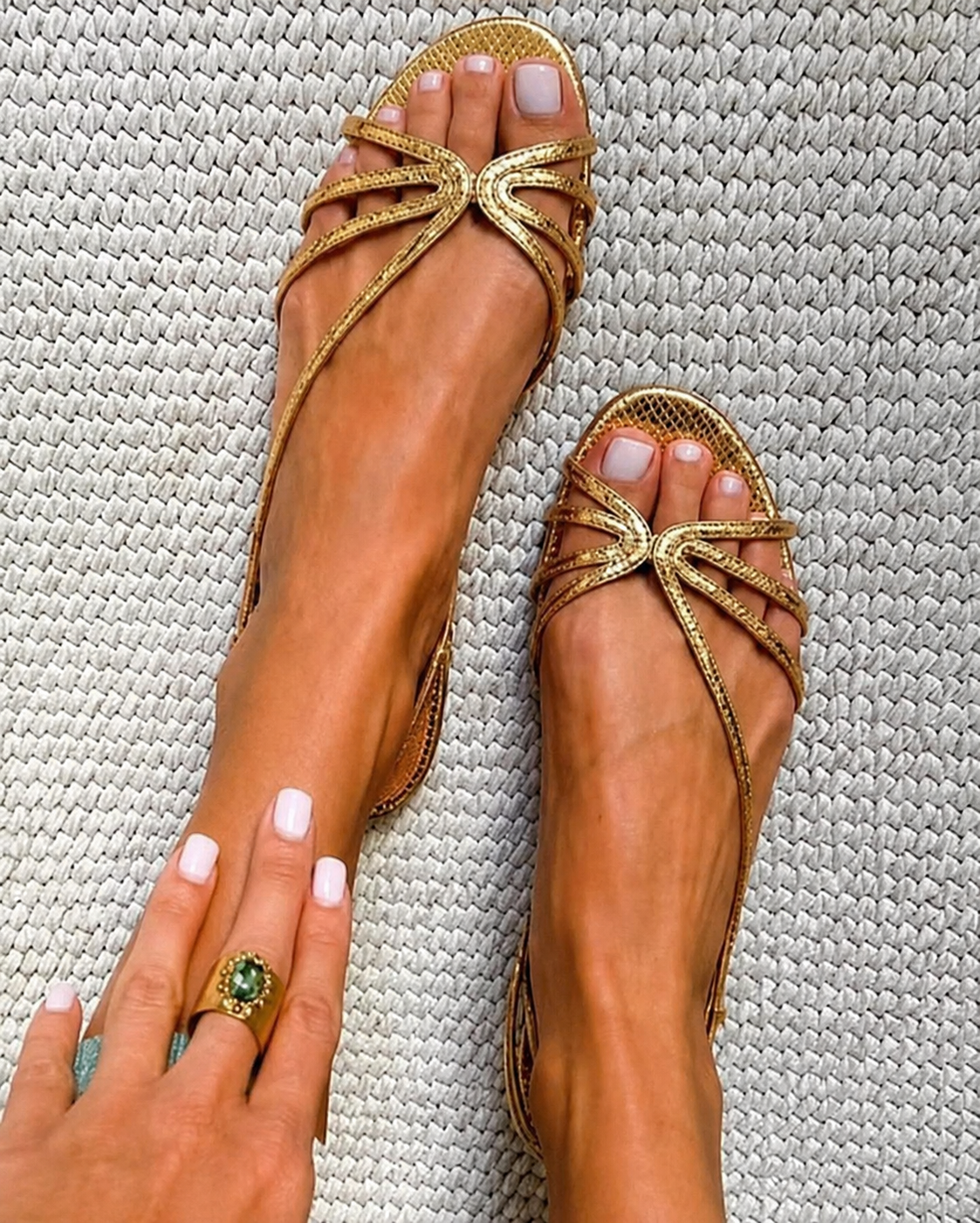 Sandalias Atenas Gold