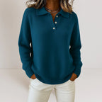 Olivia™ | Suave jersey de punto con cuello