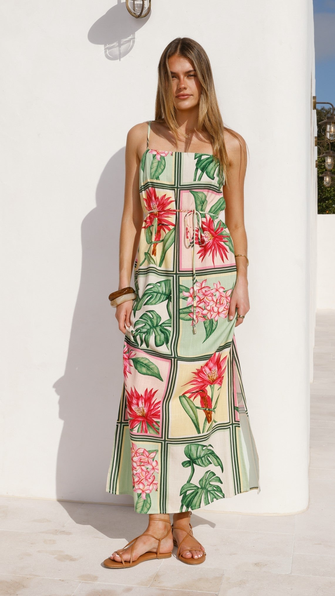 Elora Maxi Dress - Tropical Bloom - Billy J