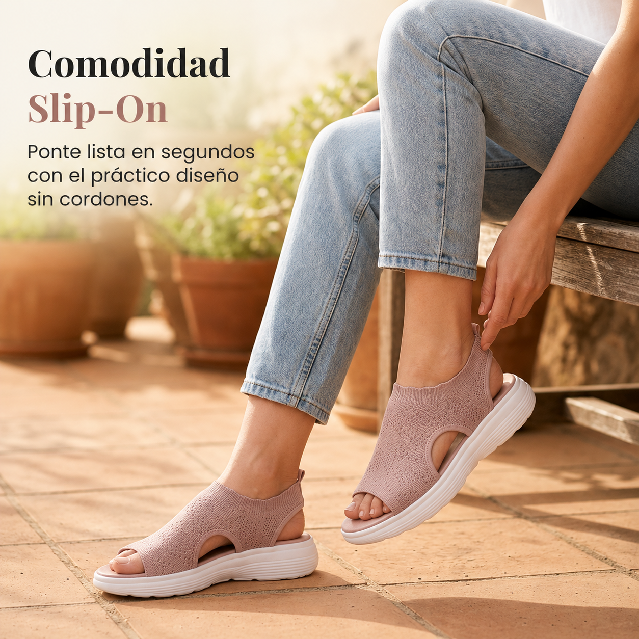 Panemá /Sandalias de Plataforma Transpirables