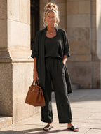 Astrid | Conjunto de lino ligero