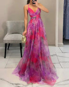 Gisela | Encantador maxivestido con estampado floral