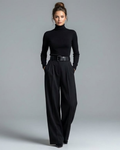 Julia | Conjunto de cuello alto y pantalón recto