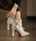 ALBA | BOTINES CON TACÓN Y HEBILLA OVERSIZE
