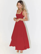 Melisa | Vestido con Falda Midi