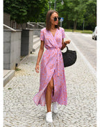 Julia | Elegante Vestido con Escote en V y Corte Moldeador