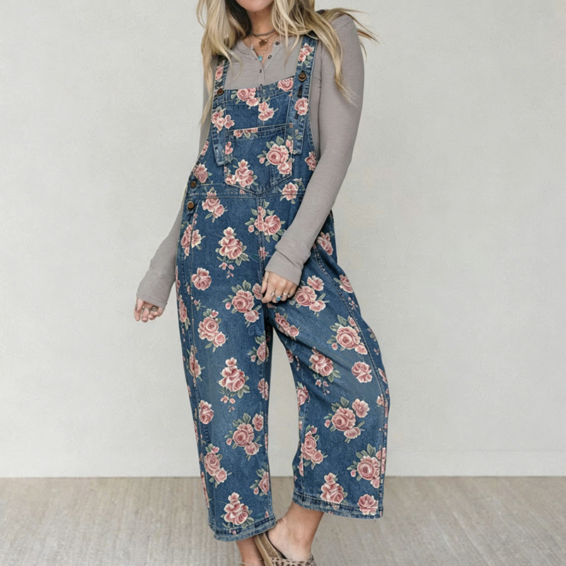Overol Pradera Denim – Estilo Boho-Chic con Comodidad Total