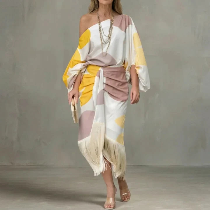 Daniela | Vestido elegante de flecos